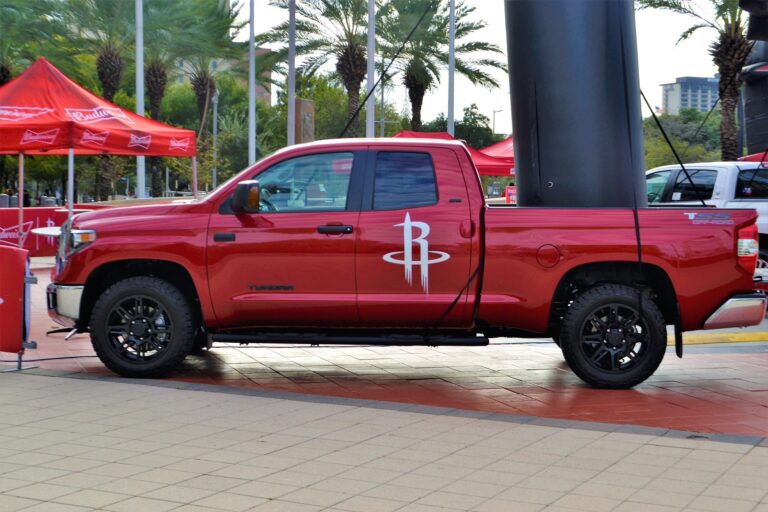 Toyota Tundra on a parking lot