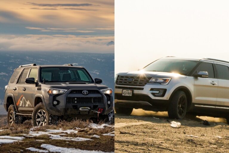 A collage of 4Runner and Ford Ranger.