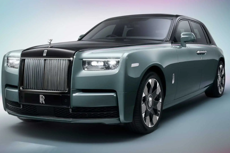 The all new and most awaited Rolls Royce Phantom 2023 model in 3D illustration.