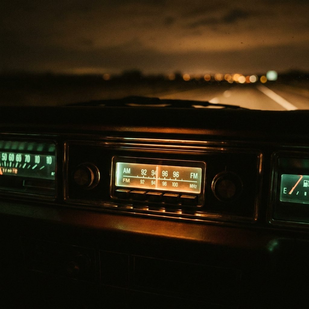 The AM Radio Finding Stations in the Dark Between One City and the Next