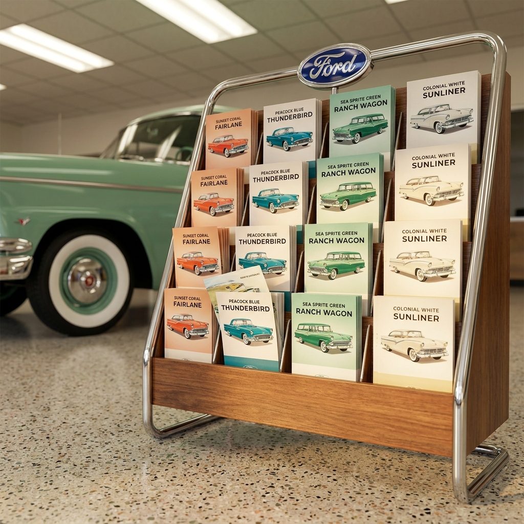 The Brochure Rack by the Door With Every Color Combination Laid Out Like Paint Chips at the Hardware Store