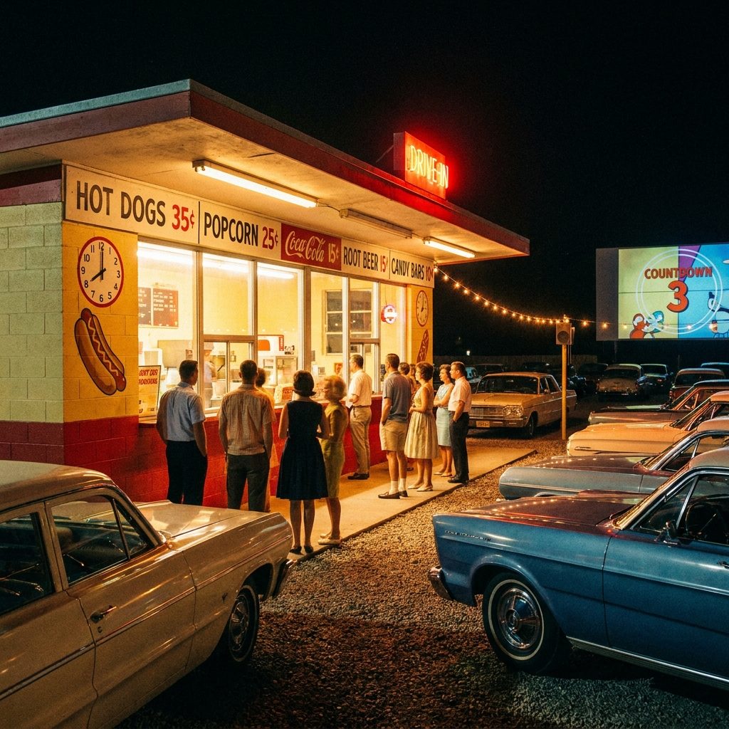 The Cartoon Countdown Clock on the Screen That Told You How Long Until the Concession Stand Closed