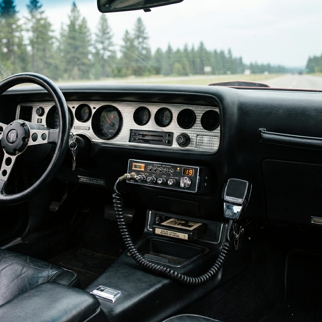 The CB Radio Mounted Under the Dash Because Smokey Was Everywhere and You Needed Intel