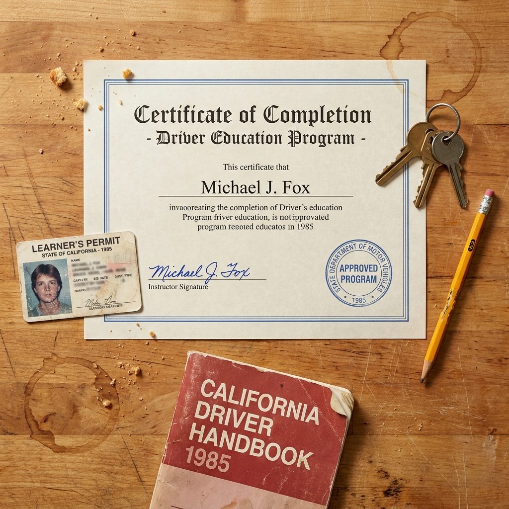 The Certificate You Got at the End That Supposedly Lowered Your Parents' Insurance Rate