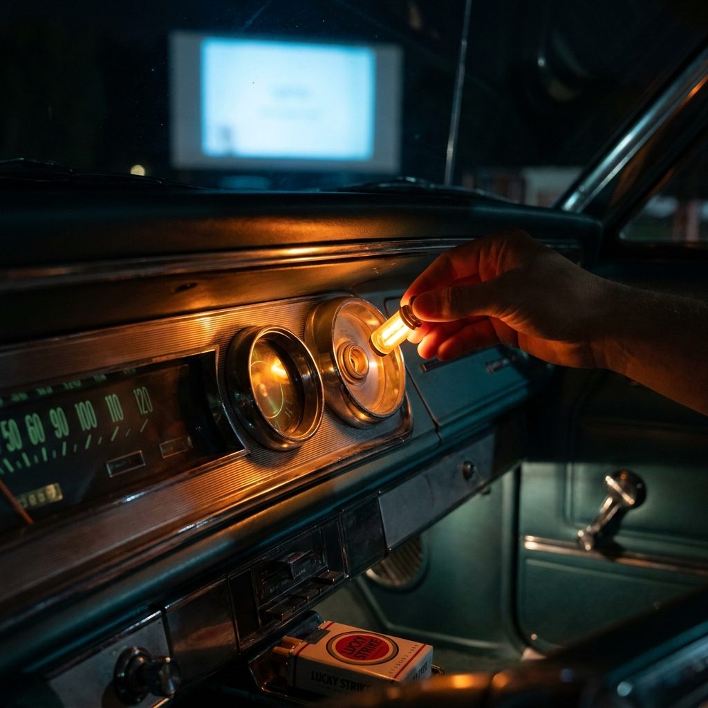 The Cigarette Lighter That Popped Out With a Click and Glowed Orange in the Dark Like a Tiny Signal Flare