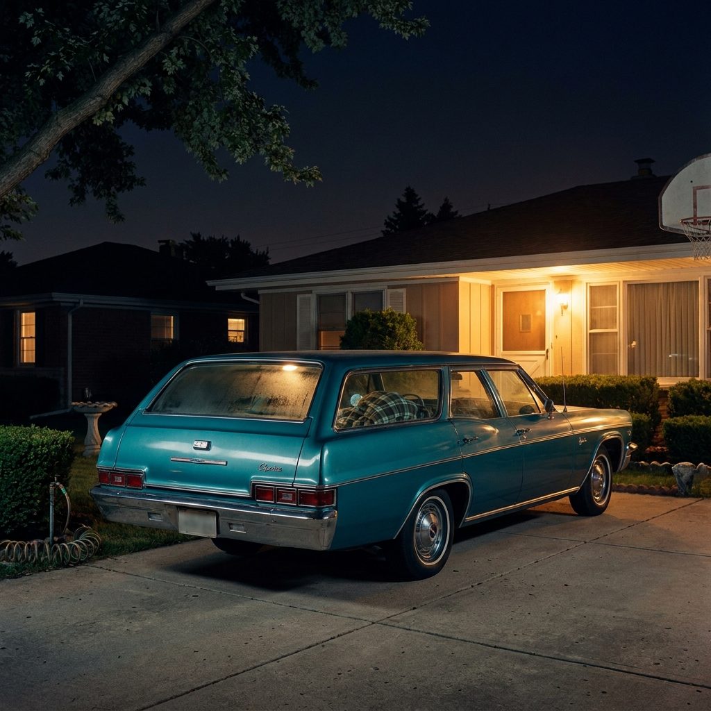 Falling Asleep in the Back of the Station Wagon and Waking Up in Your Own Driveway