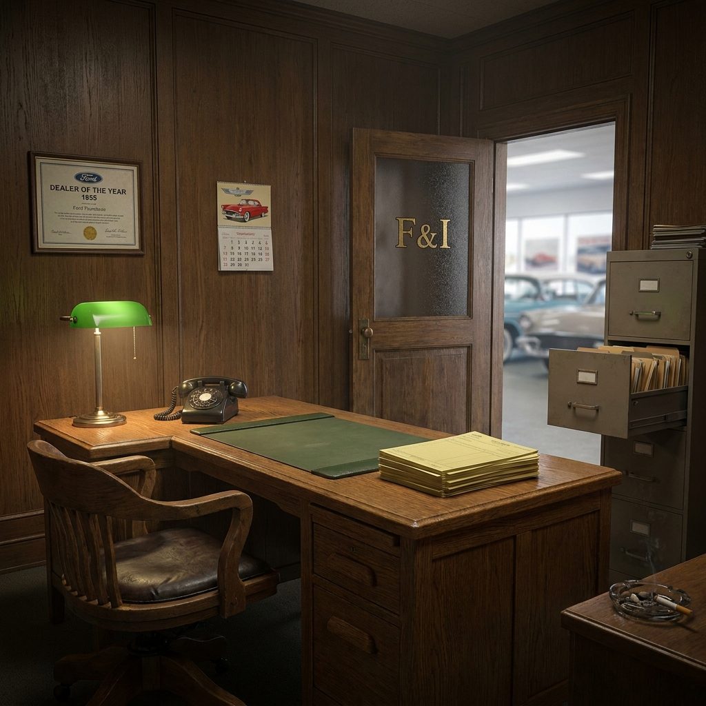 The Finance Manager's Office in the Back With the Door That Was Always Closed