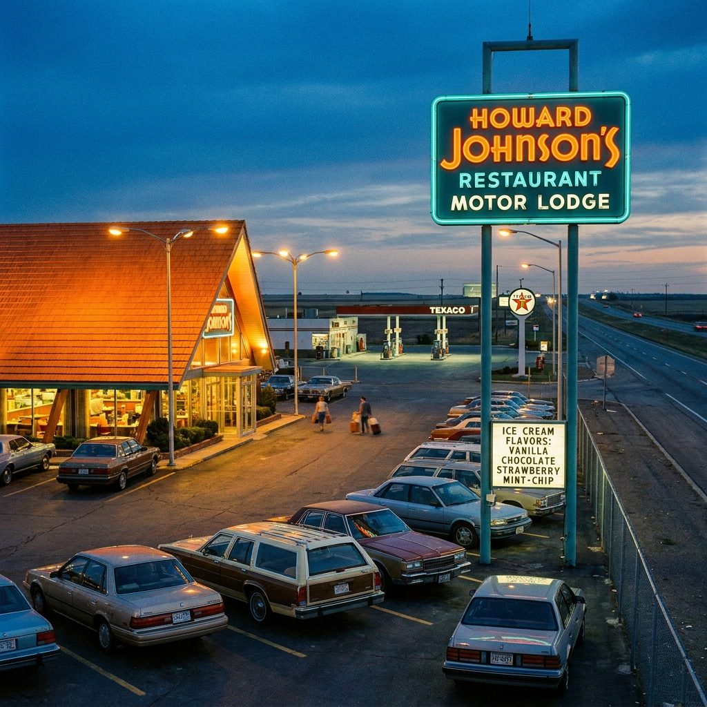 The Howard Johnson's Off-Ramp at Mile 340 and the Promise of 28 Flavors
