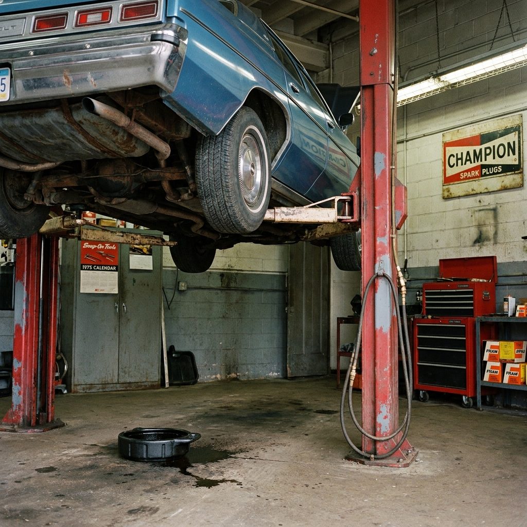 The Hydraulic Lift That Announced Every Oil Change With a Hiss and a Groan