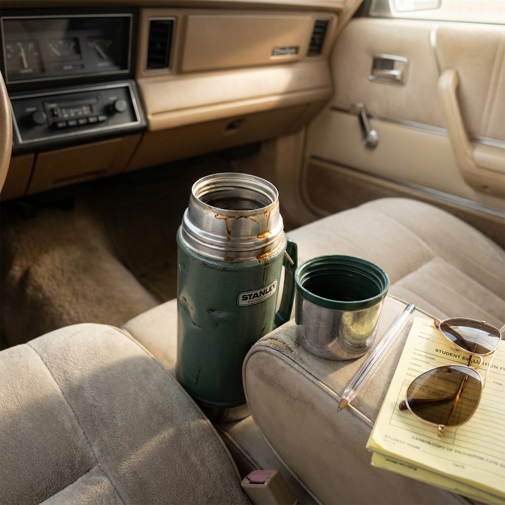 The Instructor's Coffee Thermos That Rode Shotgun Like a Co-Pilot