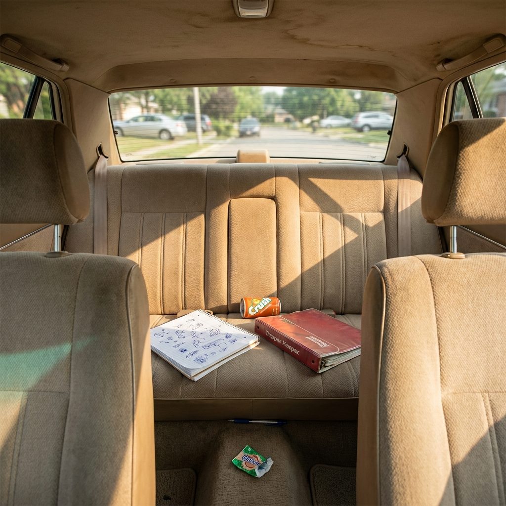 The Kid in the Backseat Who Had to Watch You Drive and Was Not Handling It Well