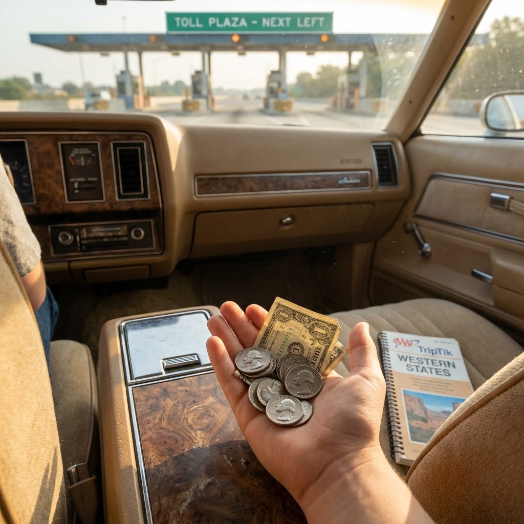 The Kid in the Front Seat Whose Only Job Was Holding the Toll Money