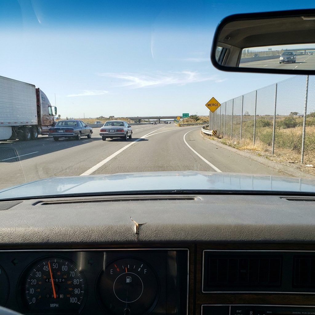 Merging Onto the Highway for the First Time and Discovering What the Word 'Accelerate' Actually Means