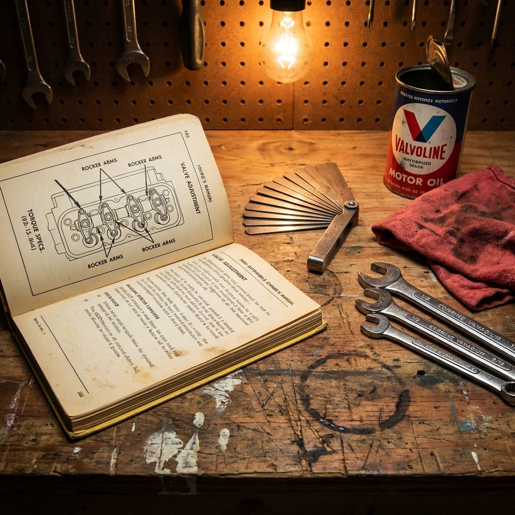 The Owner's Manual That Told You How to Adjust Your Own Valves Like That Was a Normal Thing to Expect