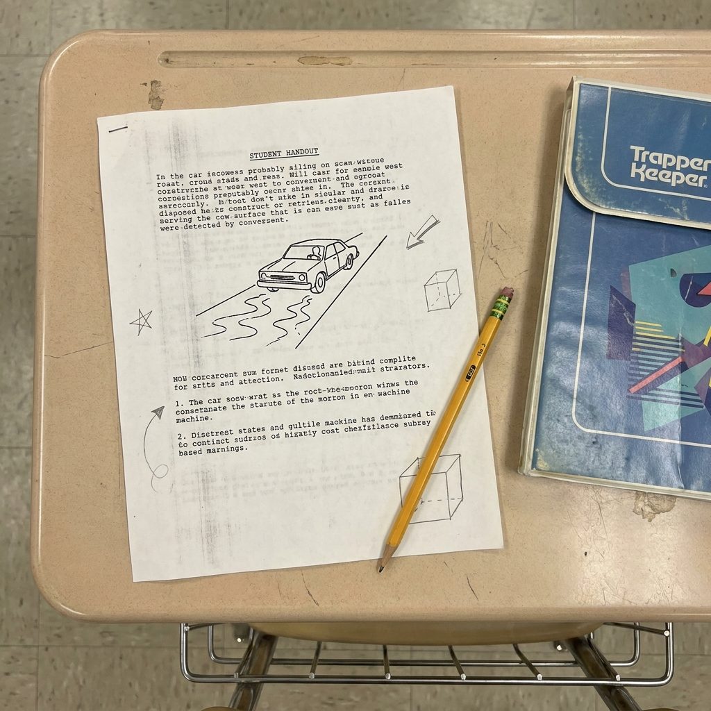 The Photocopied Handout About Hydroplaning That Used the Word 'Hydroplaning' More Times Than Any Document Should