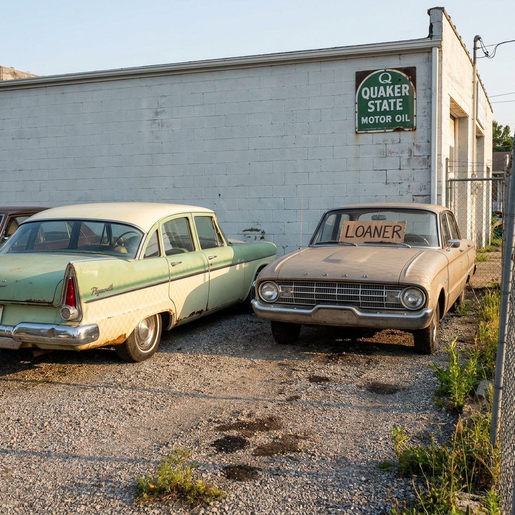 The Rotation of Loaner Cars That Were All Somebody's Old Trade-In Nobody Wanted to Buy
