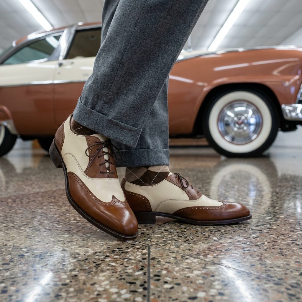 The Salesman's Two-Tone Shoes That Matched the Car He Was Trying to Sell You