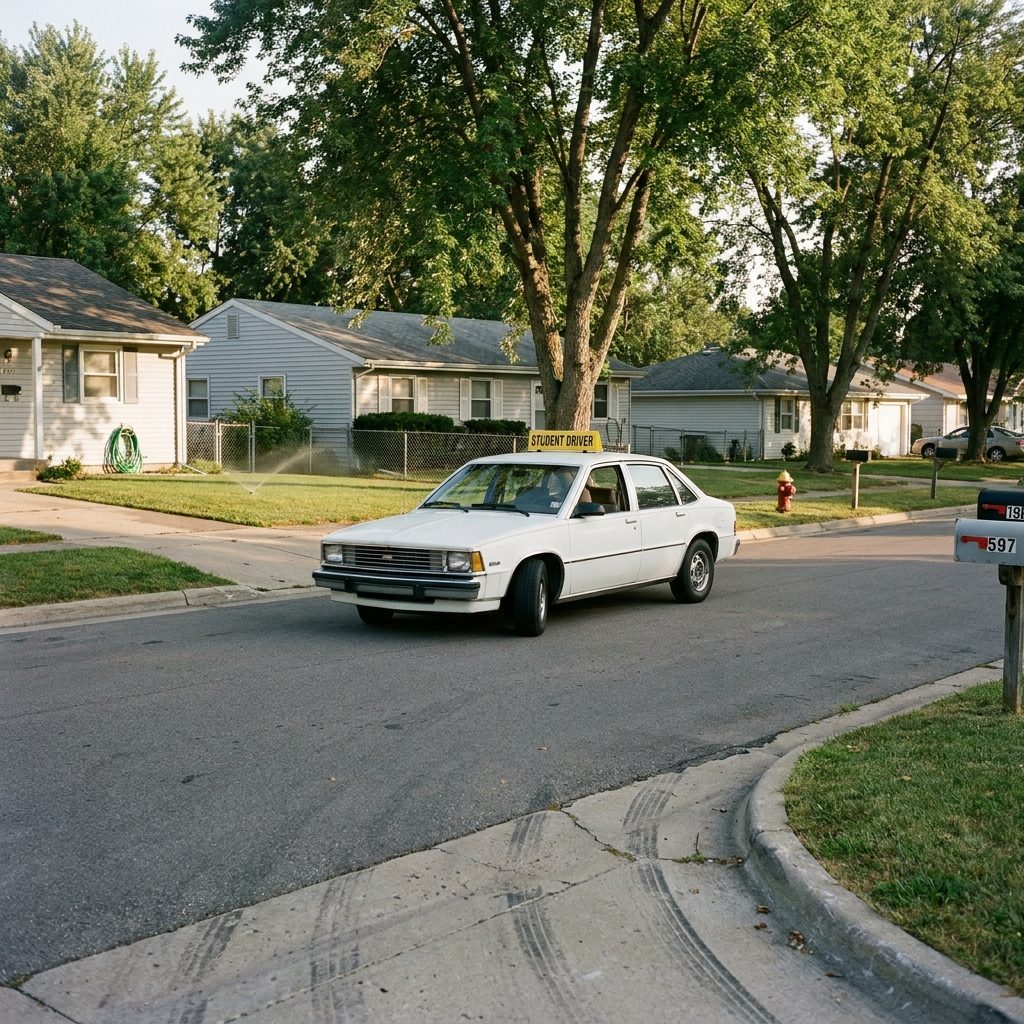 The Three-Point Turn You Practiced Until the Curb Became a Personal Enemy