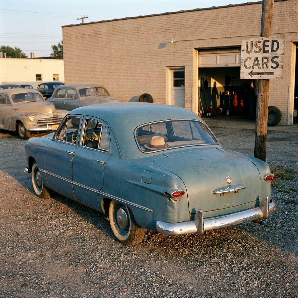 The Trade-In Parked Out Back That Told the Whole Story of the Family Who Just Drove Off in Something New