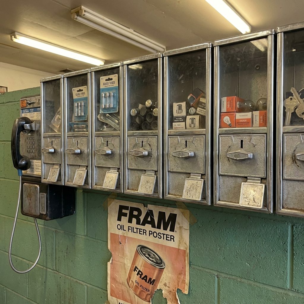 The Vending Machine Full of Small Parts Nobody Thought to Stock Anywhere Else