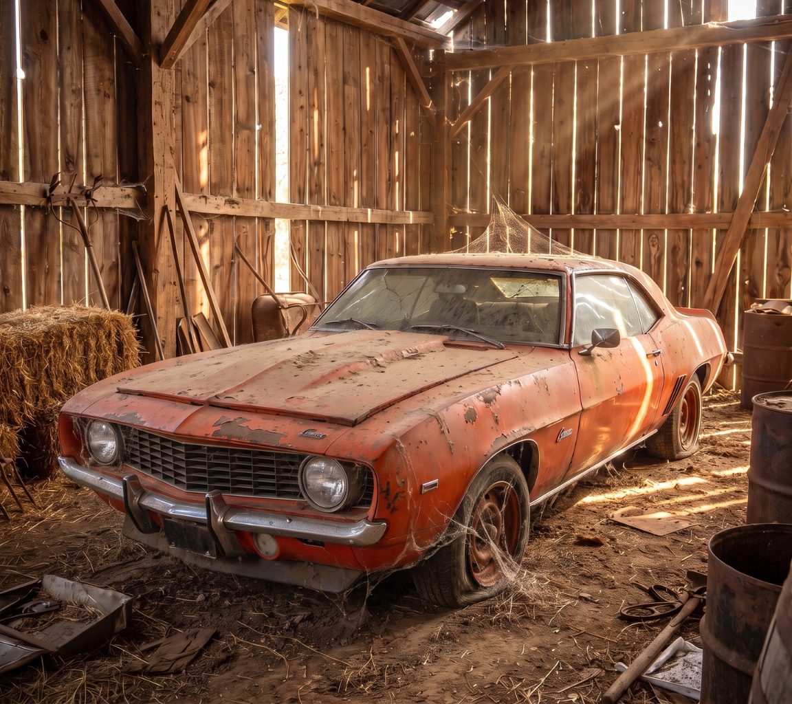 This 1969 Camaro Sat in a Barn for 41 Years — 26 Jaw-Dropping Before & Afters - Before