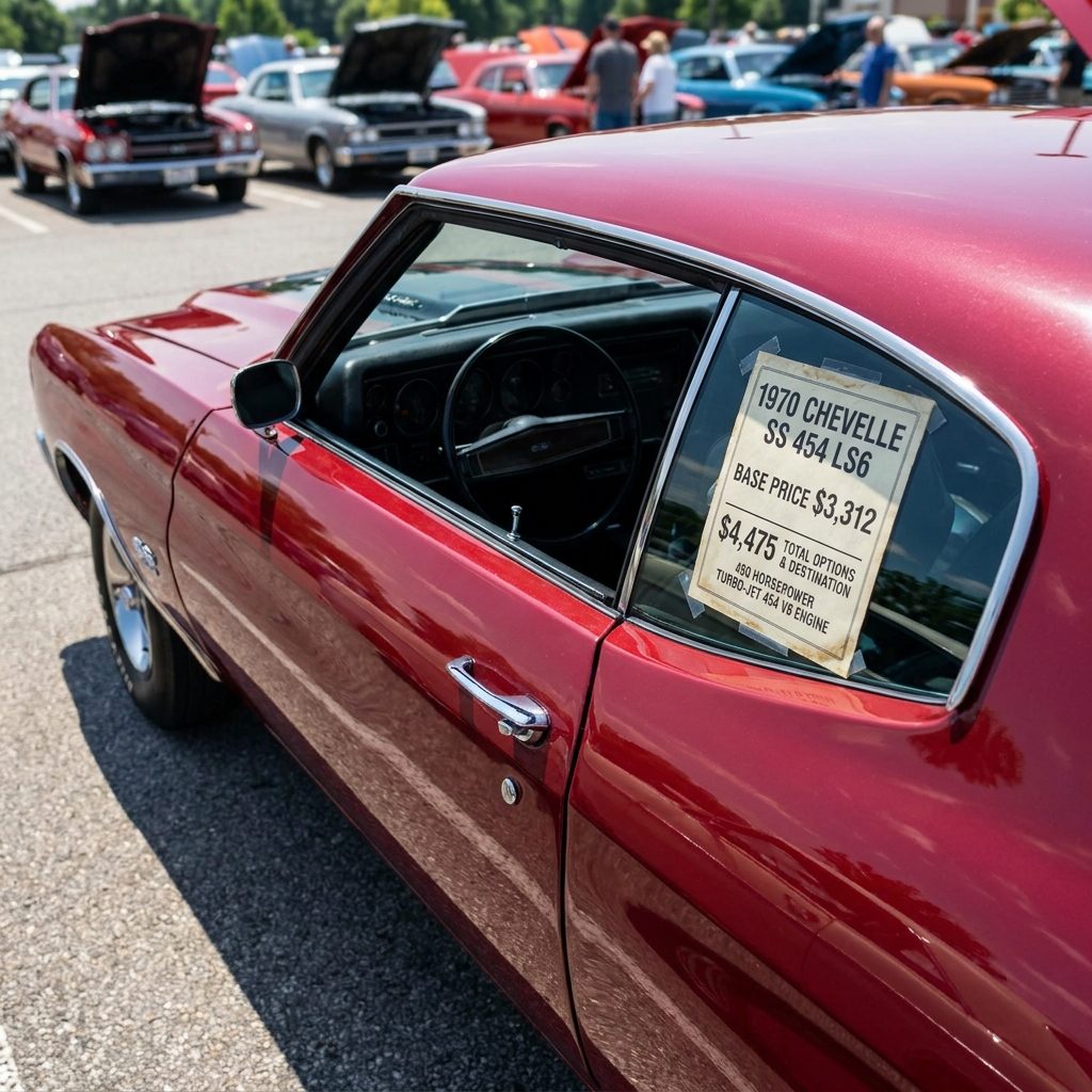 The 1970 Chevelle SS 454 LS6: $4,475 and 450 Horsepower on the Window Sticker