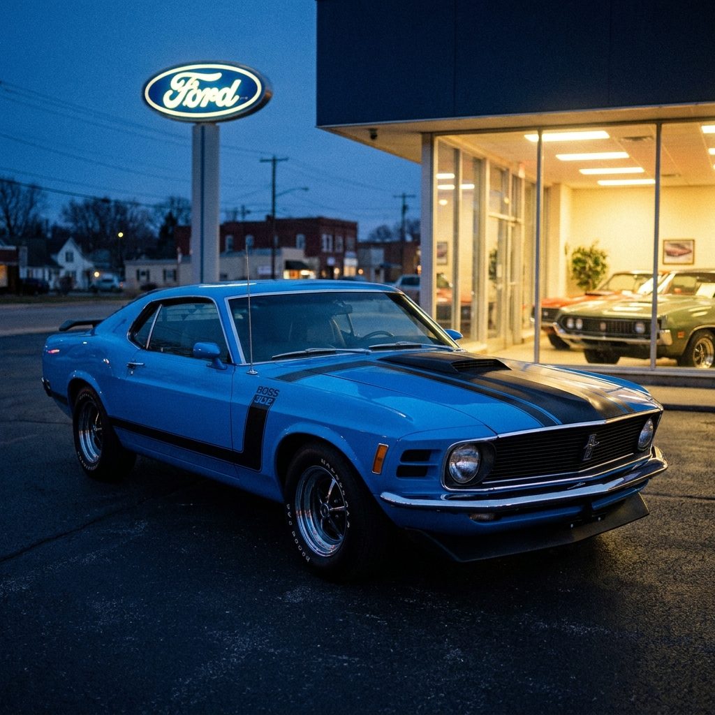 The 1970 Ford Mustang Boss 302: Roughly $3,720 With the SCCA Bloodline Built In