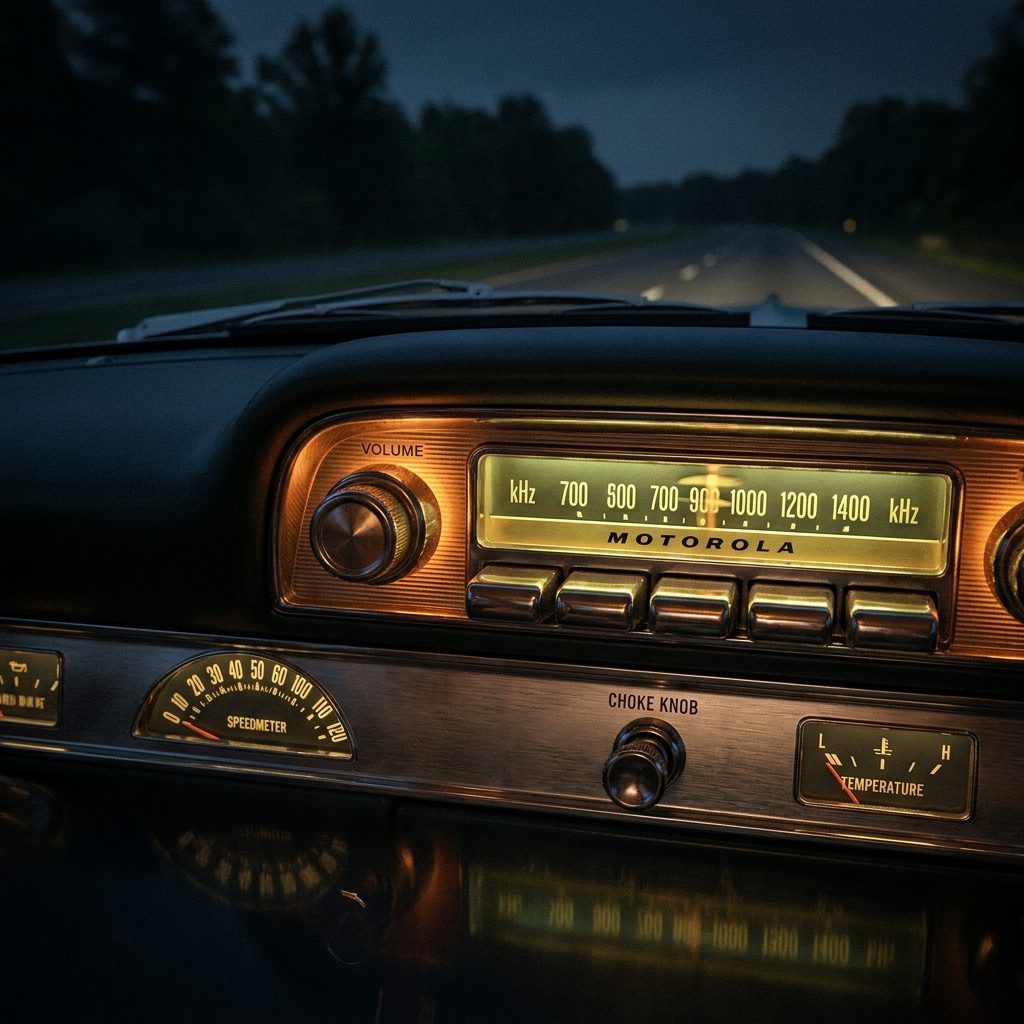 The AM Radio Static That Got Worse the Farther You Drove From the Station Tower