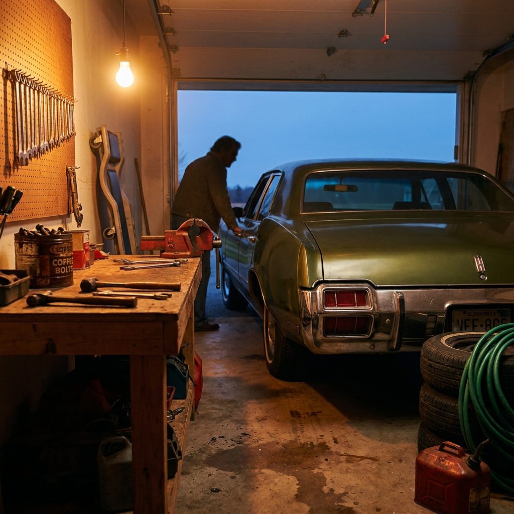Backing the Car Into the Garage With Inches to Spare