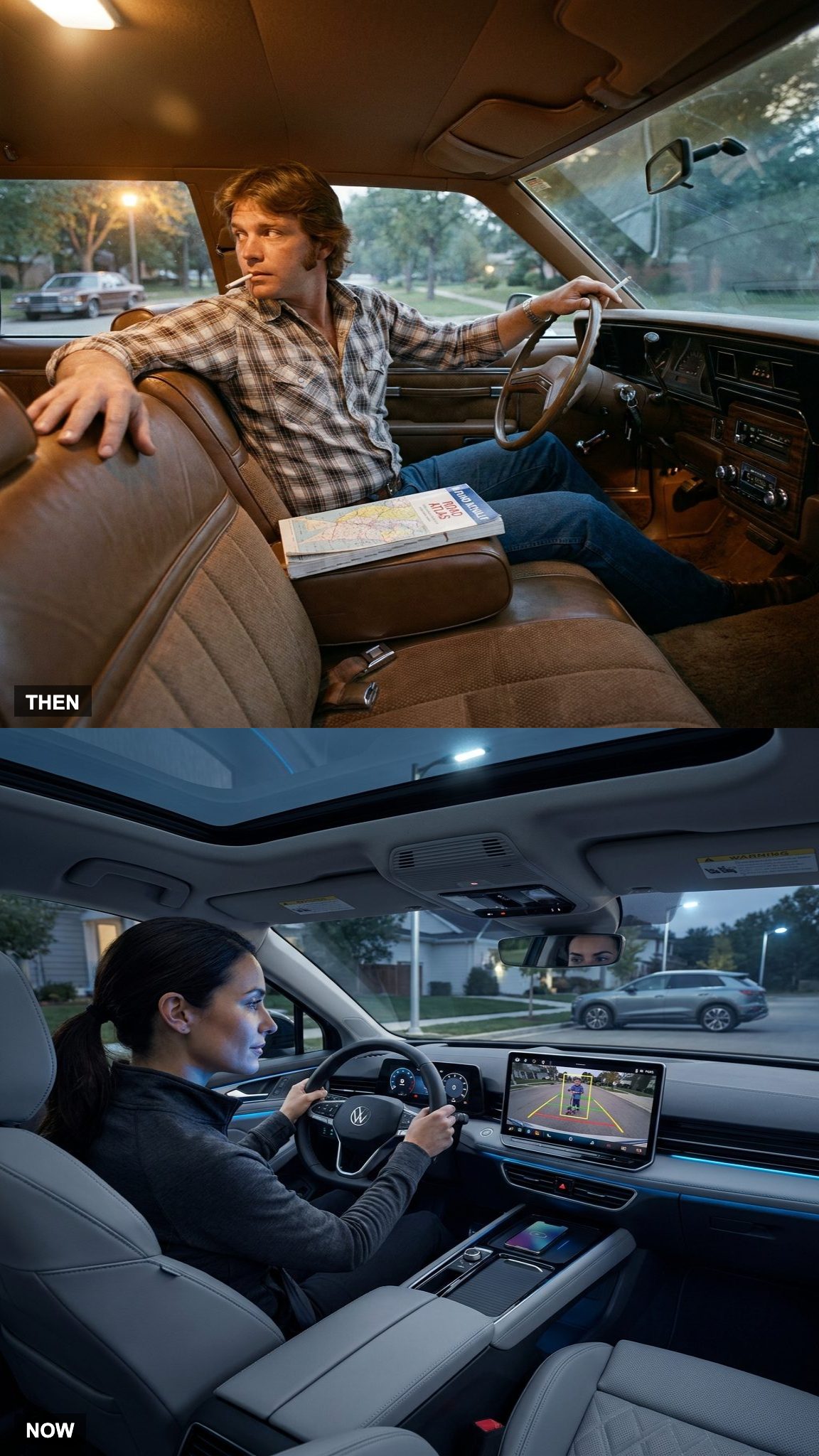 Backing Up Was a Full-Body Sport