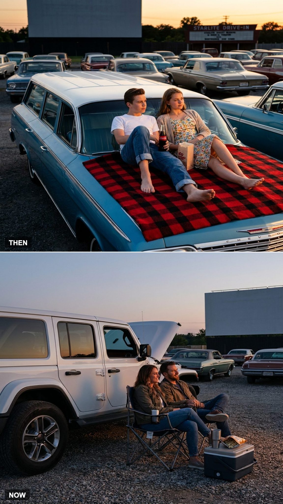 Blankets Went on the Hood, Not the Chair