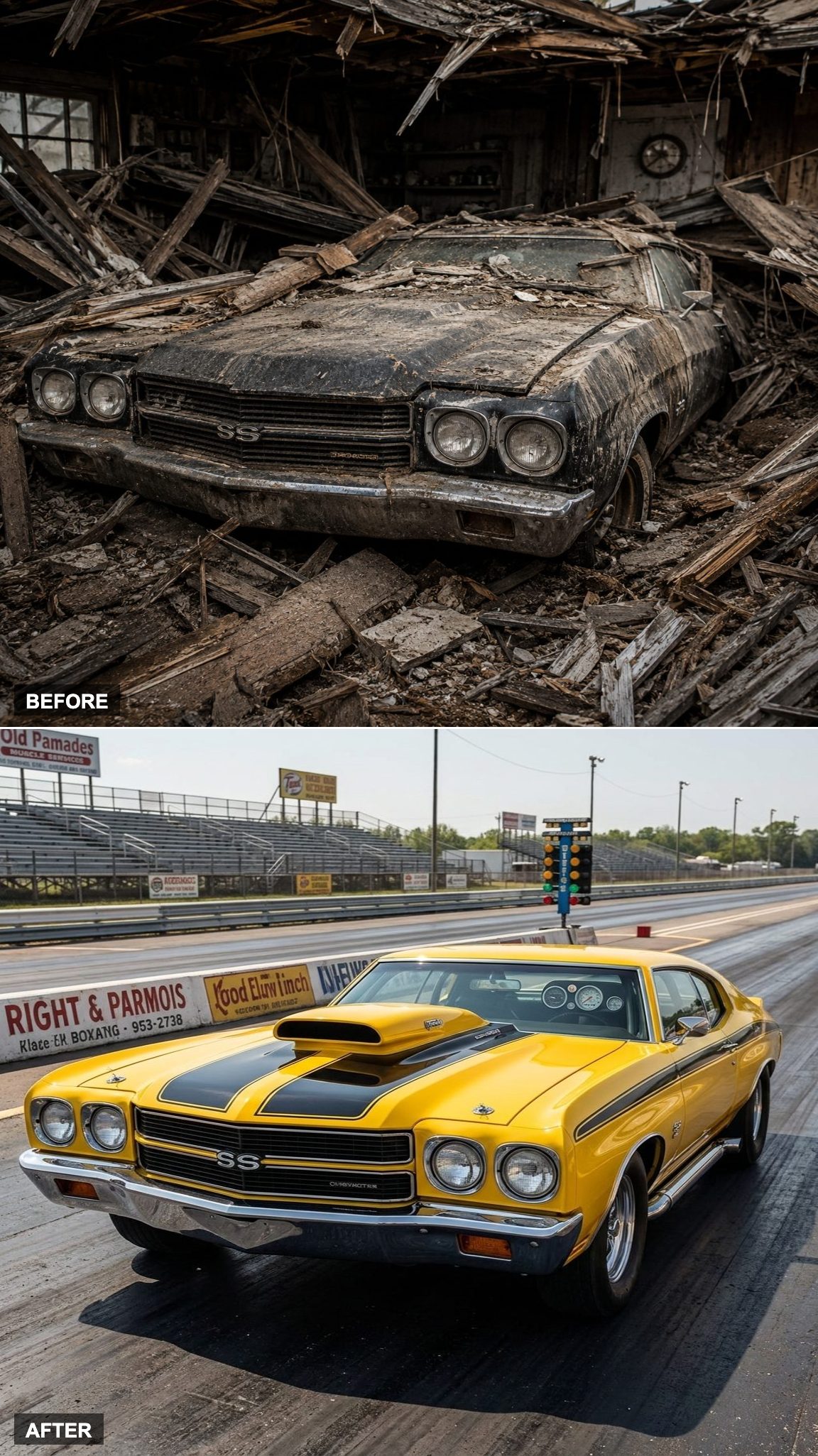 Bright Yellow Paint and Side Pipes Turn the Volume All the Way Up