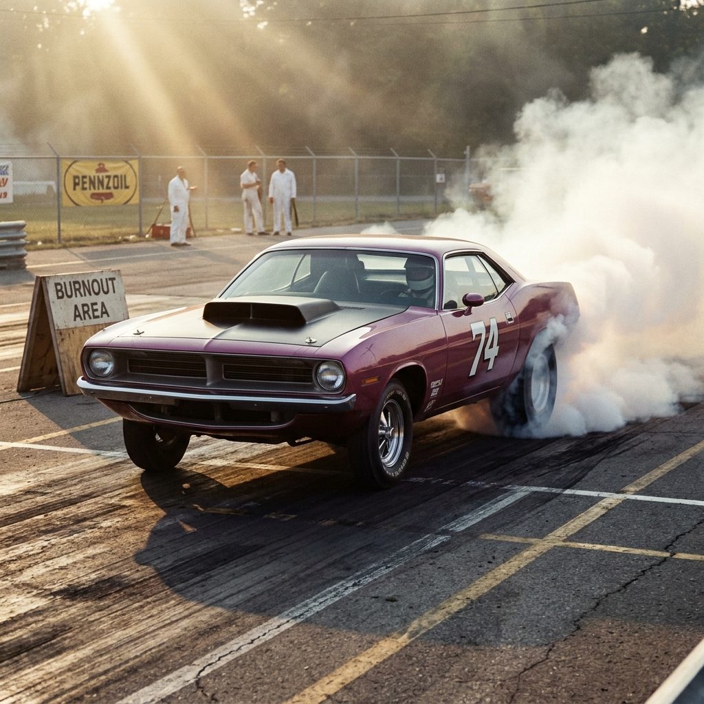 The Burnout Box and a Cloud of White Smoke You Could Taste