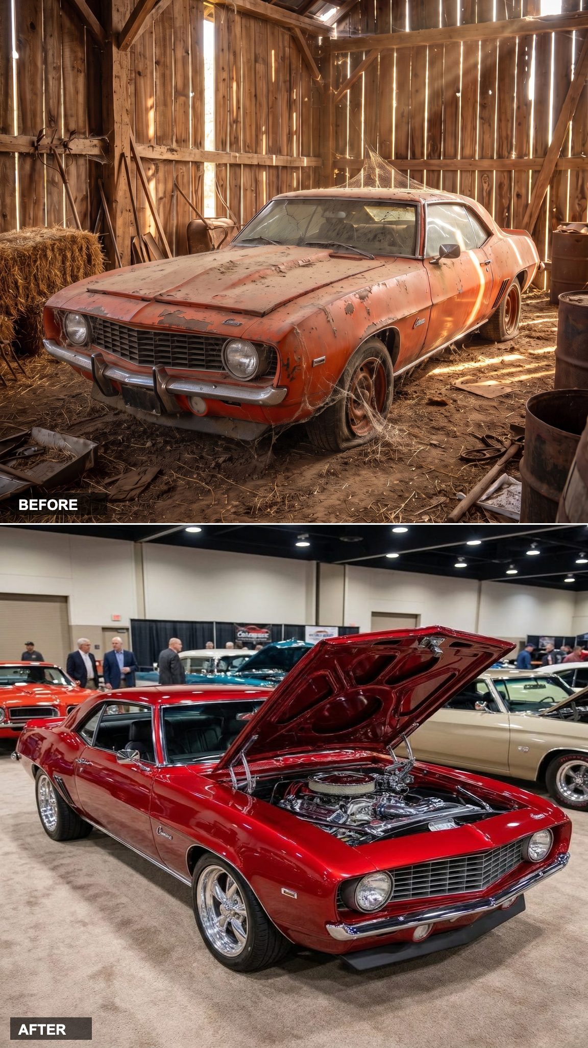 Candy Apple Red at the Car Show: The Engine Bay Is the Whole Point