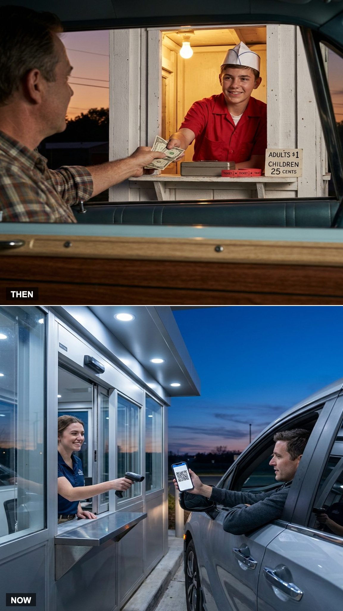 Cash at the Booth vs. Tapping a Phone