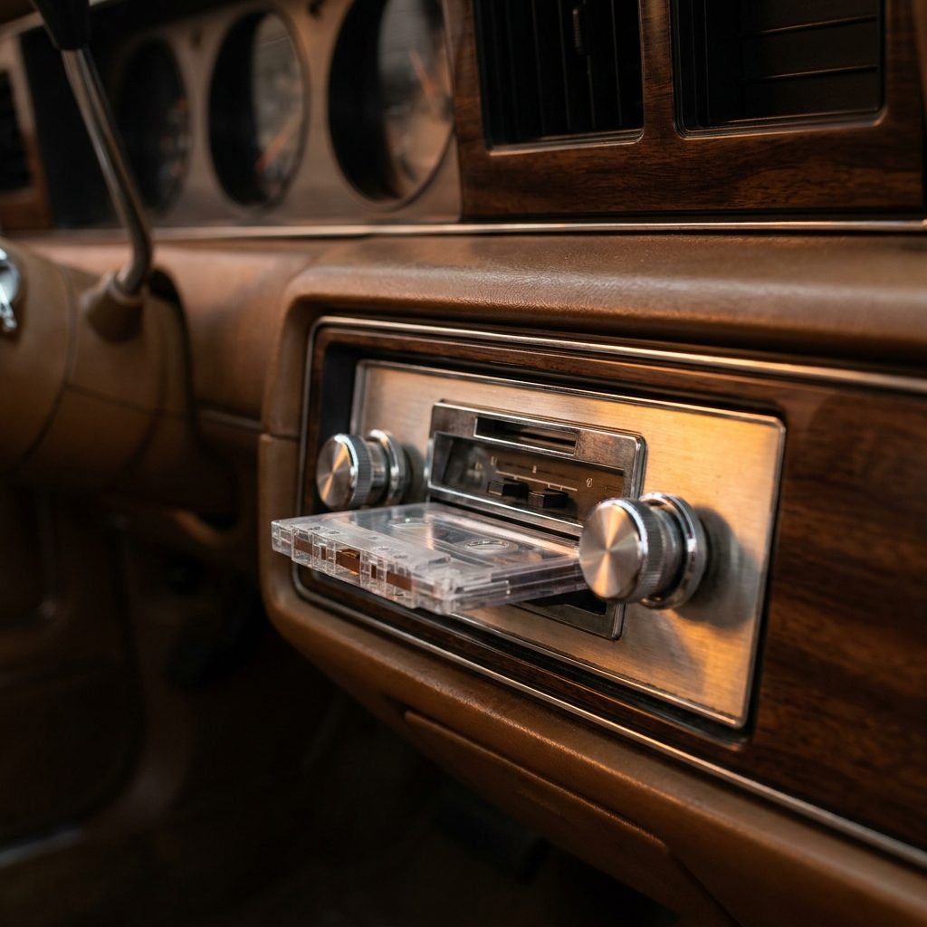 A Cassette Deck in the Dashboard From the Factory
