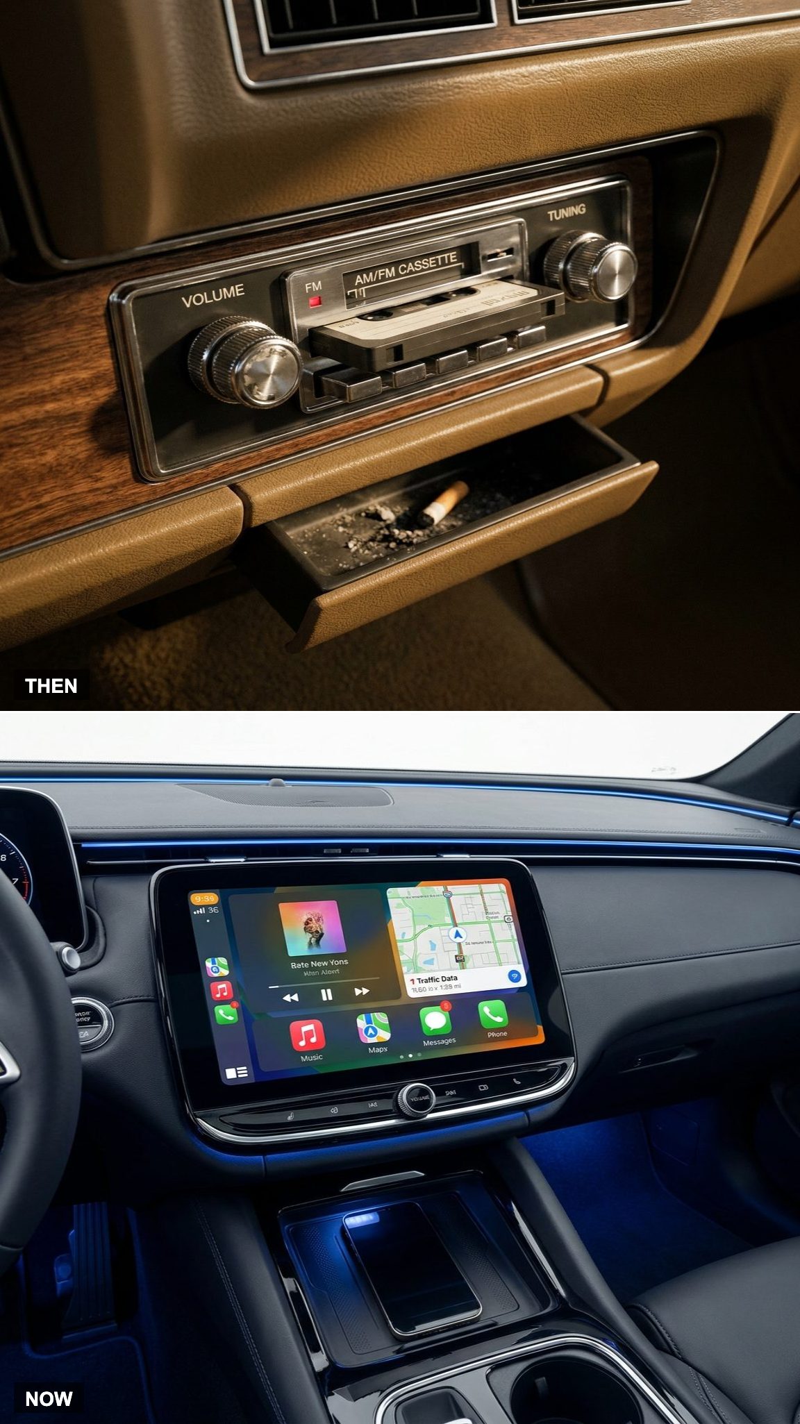 8-Tracks and Cassette Decks Gave Way to Wireless CarPlay