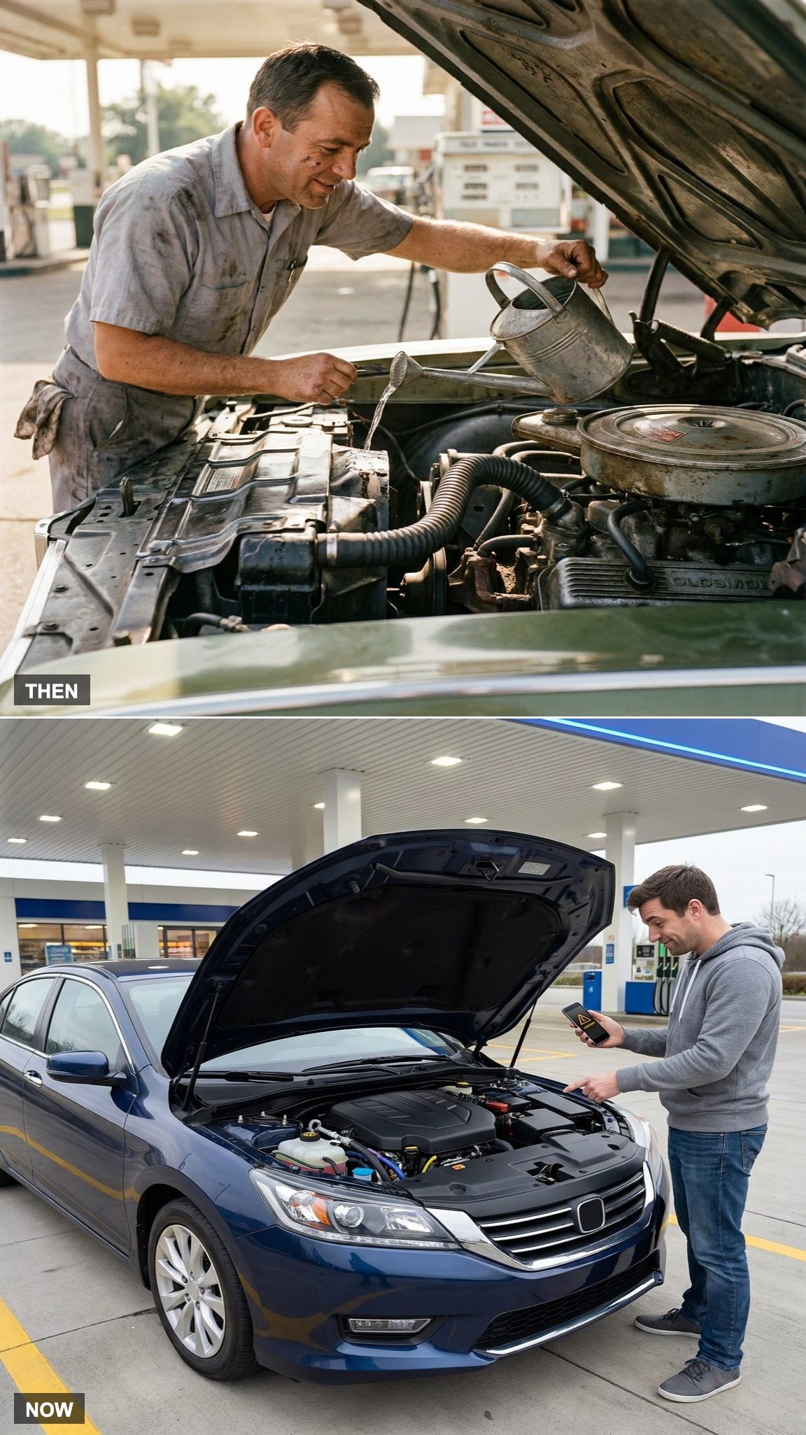Coolant Topped Off by Hand Before a Warning Light Took Over