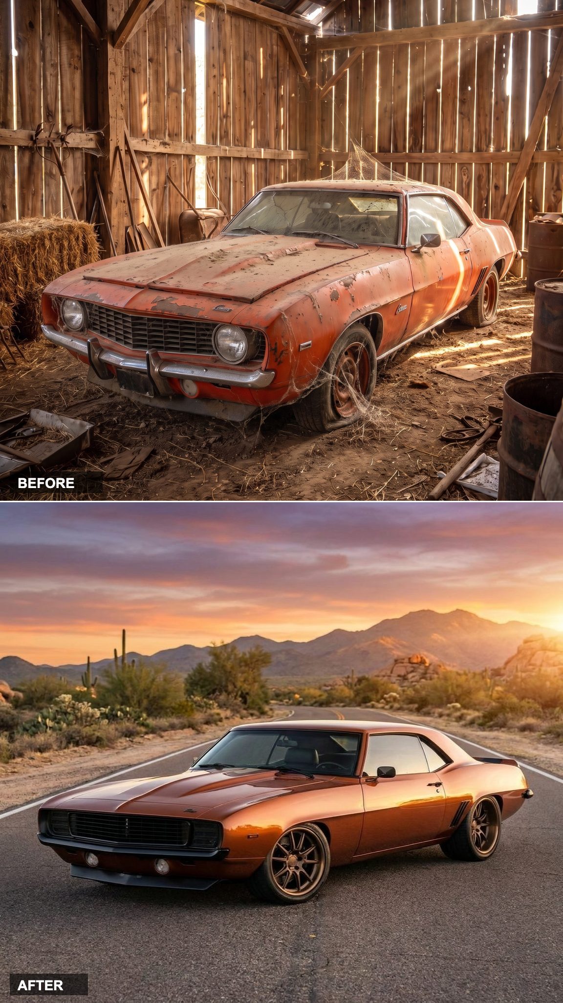 Copper Metallic and Desert Light: The Sunset Canyon Build
