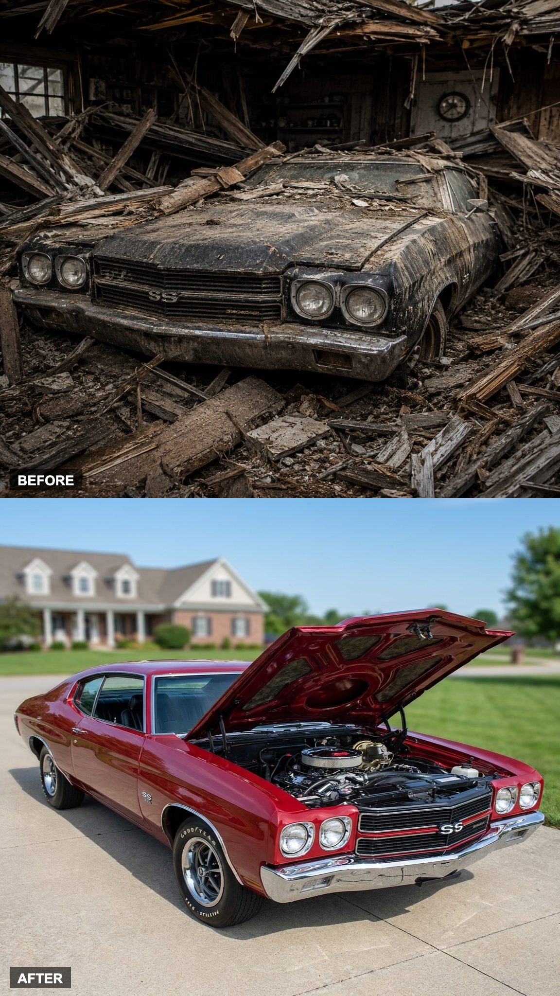 Cranberry Red and Chrome Bring the Chevelle Back to Its Roots