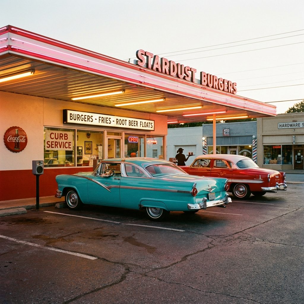 The Drive-In Burger Stand Where the Carhop Knew Your Name and Your Order