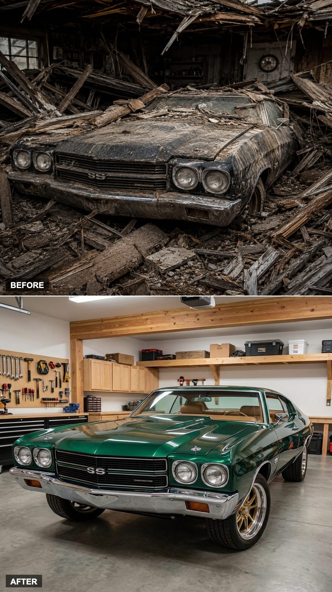 Emerald Paint and Gold Wheels Lean Into Jewel-Tone Drama