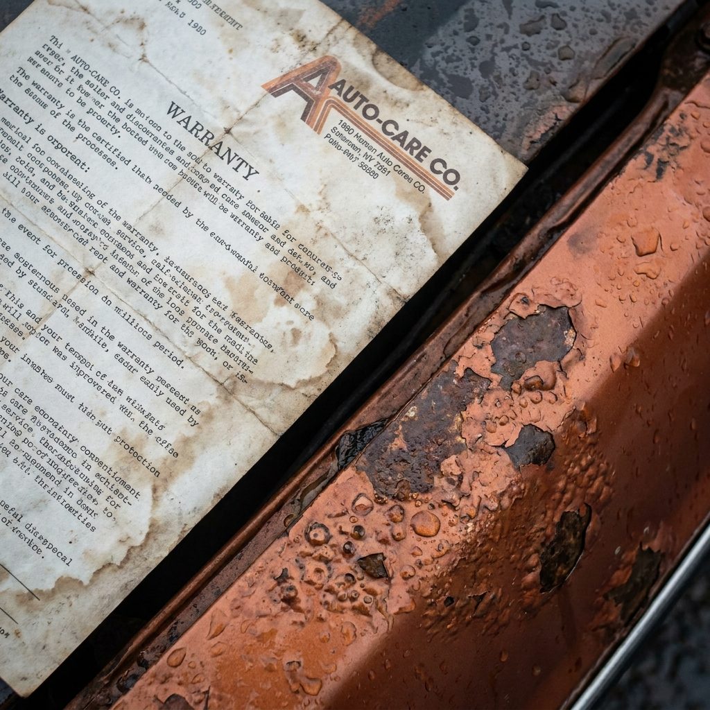 The Five-Year Rust Warranty That Admitted the Early Cars Had a Problem