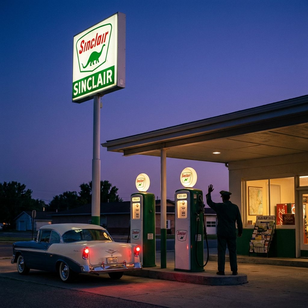 The Full-Service Wave From the Attendant at the Sinclair Who Recognized Every Car in Town