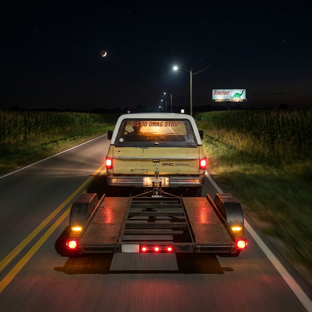 The Long Drive Home in the Dark With the Trailer Loaded