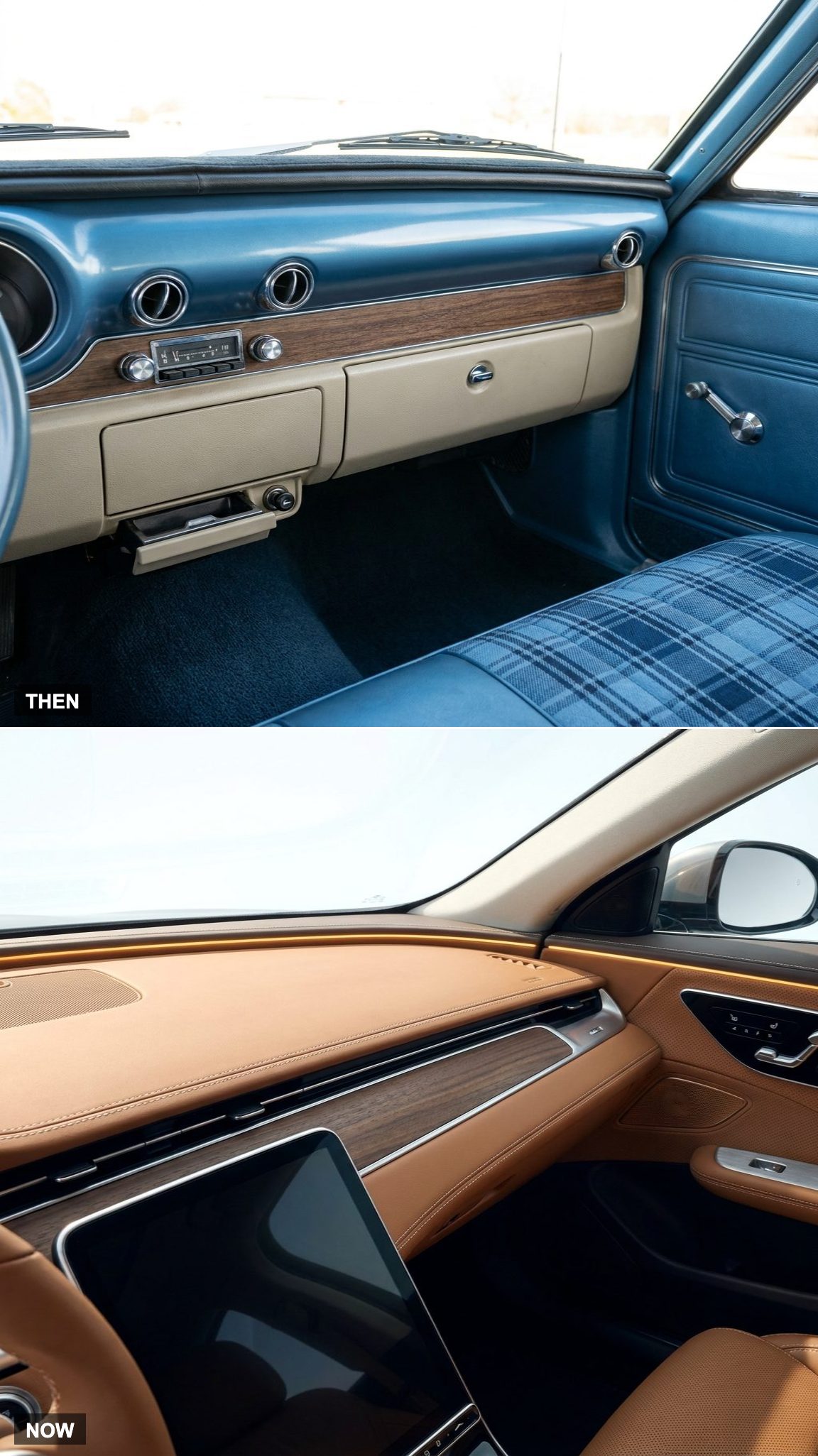Vinyl, Molded Plastic, and Woodgrain Gave Way to Soft-Touch Everything