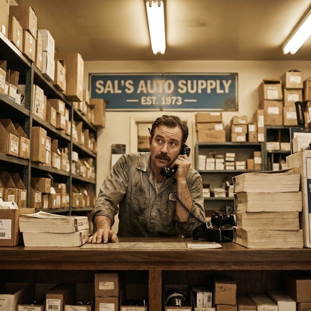 The Parts Guy Behind the Counter
