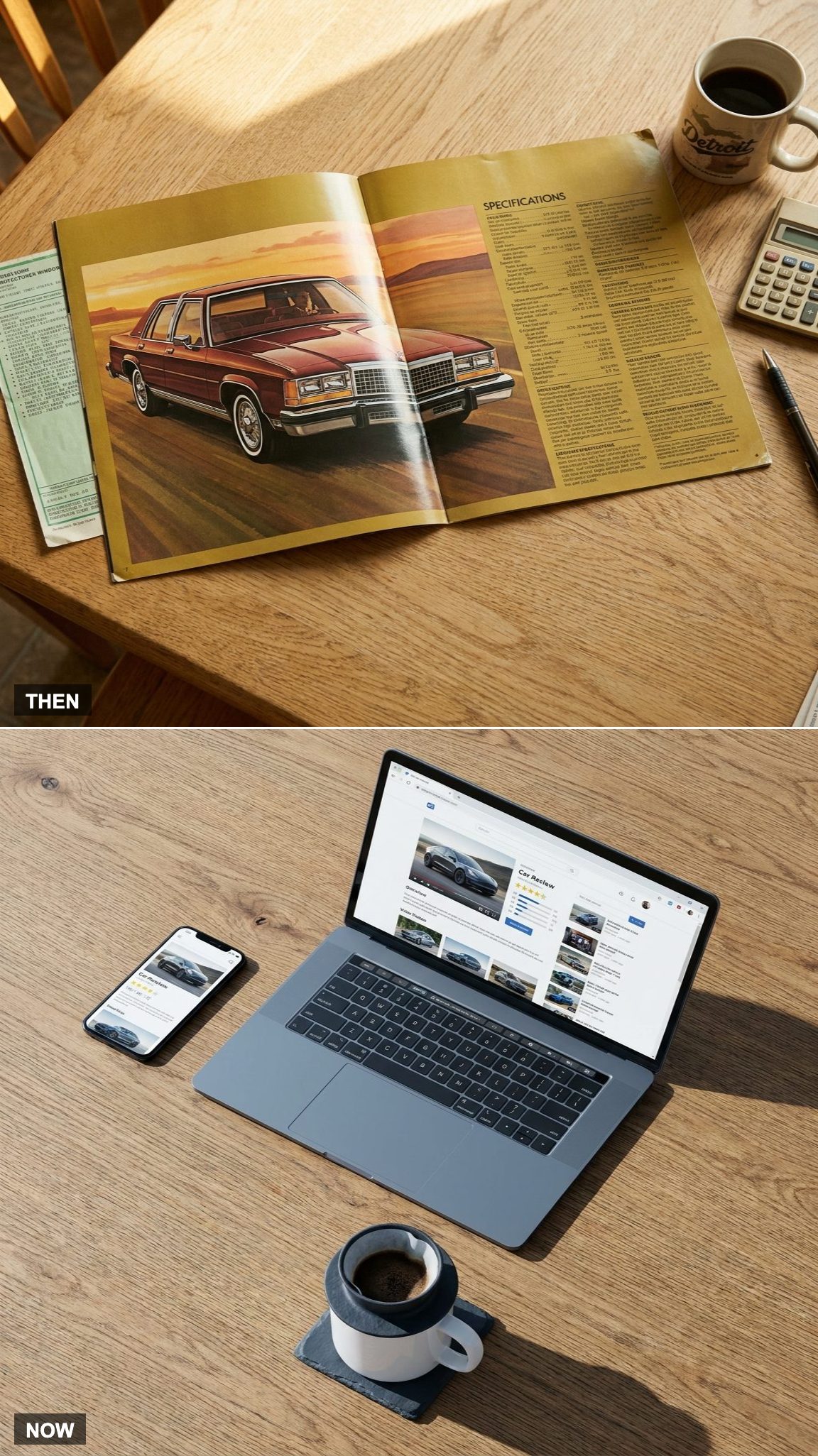 The Printed Brochure vs. The Endless Scroll of Reviews