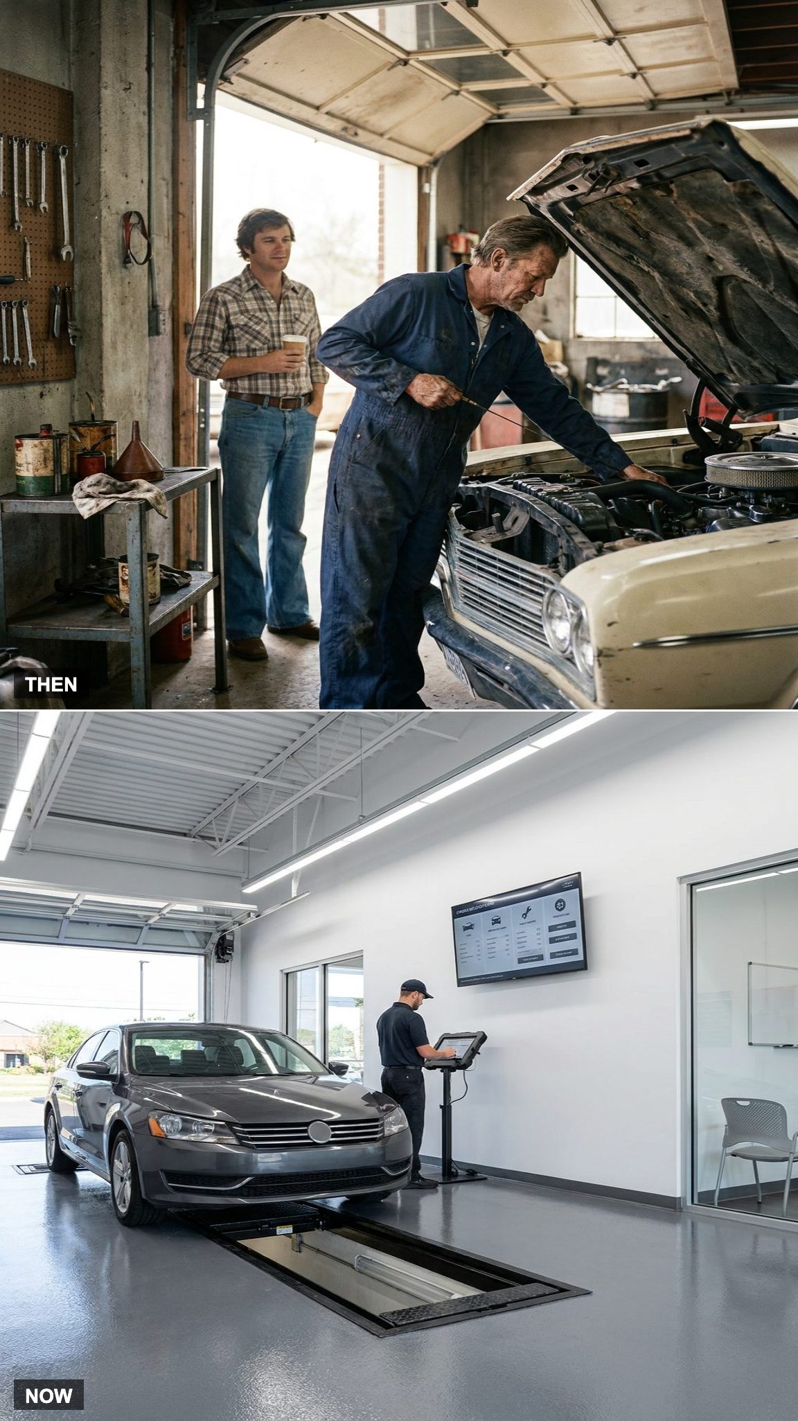 Grease Jobs and Oil Changes While You Waited