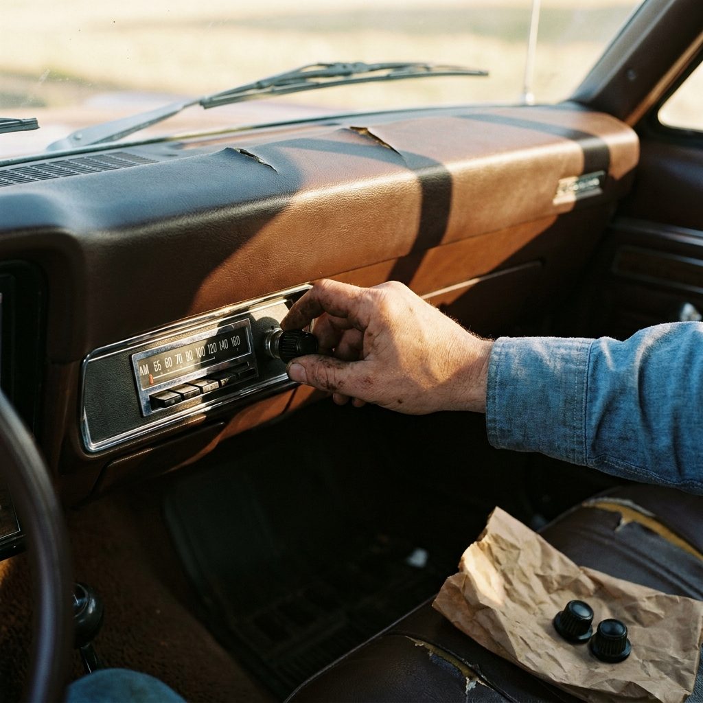 The Radio Knob Dad Pulled Off Every Single AM Radio Just in Case